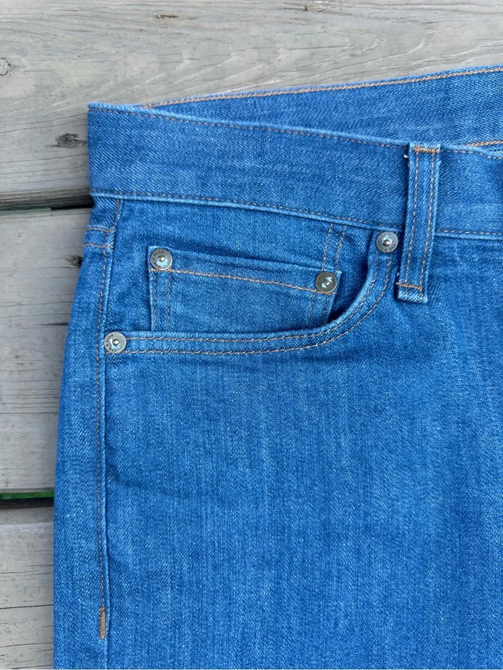 rag & bone Fit 2 Slim Straight Jeans in Raw Blue size 31